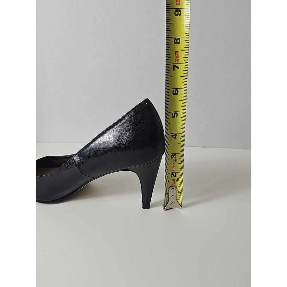 COLE HAAN Black Leather Pointed Toe High Heels  Shoes Women's Size 7.5B‎ - Picture 12 of 15